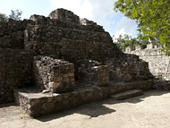 Group D Ball Court at Coba - coba mayan ruins,coba mayan temple,mayan temple pictures,mayan ruins photos